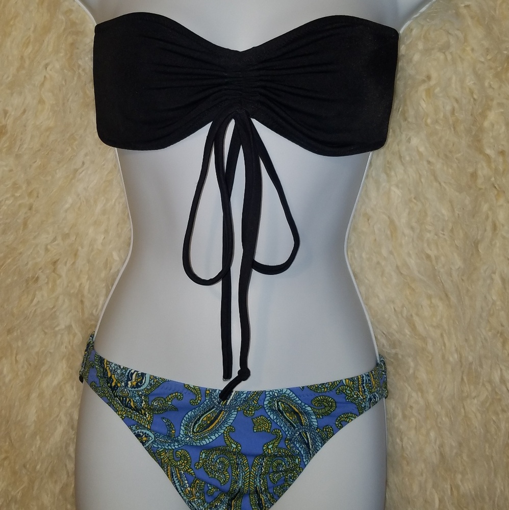 J. Crew Tube Top Bikini Set